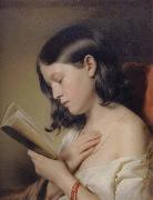 EYBL, Franz Girl Reading oil painting reproduction